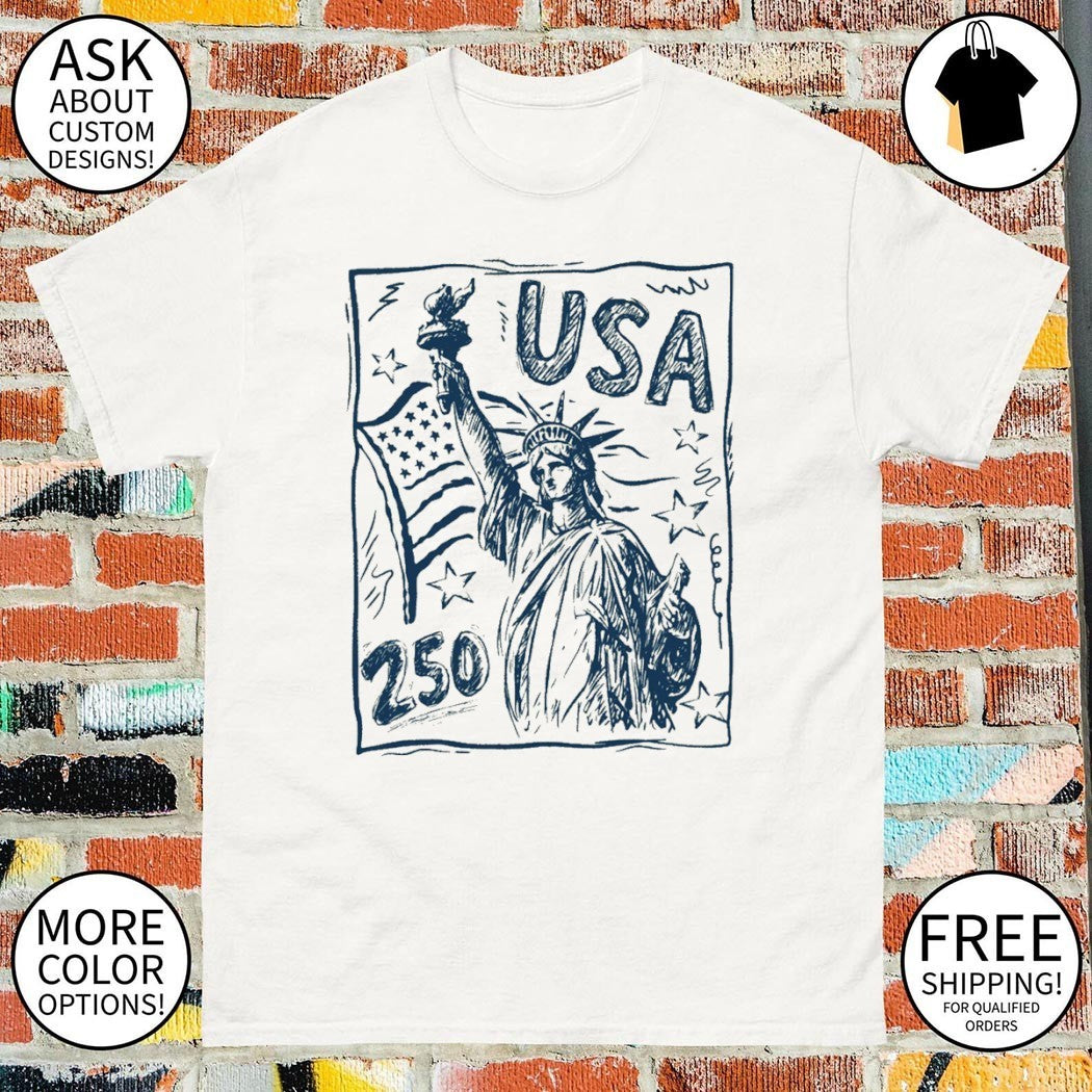 Statue Of Liberty USA 250 Vintage America shirt