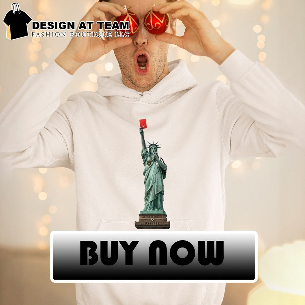 Statue of Liberty Red Card USA World Cup 2026 Soccer shirt