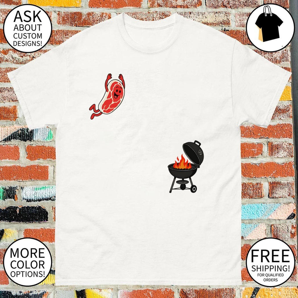 Steak fly BBQ Freedom American 4th of July 2026 shirt
