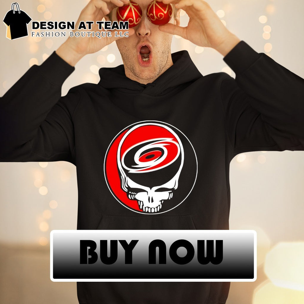 Steal Your Face Grateful Dead Carolina Hurricanes Hockey NHL mashup logo shirt