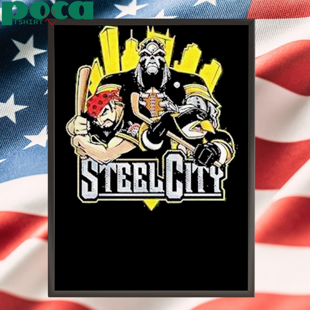 Steel City Sports Teams Mascot Shirt