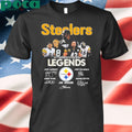 Steellers Legends Jack Lambert Troy Polamalu Joe Greene Shirt