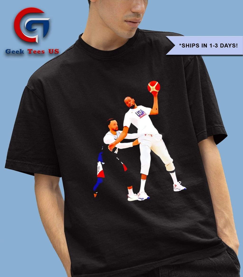Steph Curry Kevin Durant Men’s Basketball Team Olympic USA Champions 2025 shirt