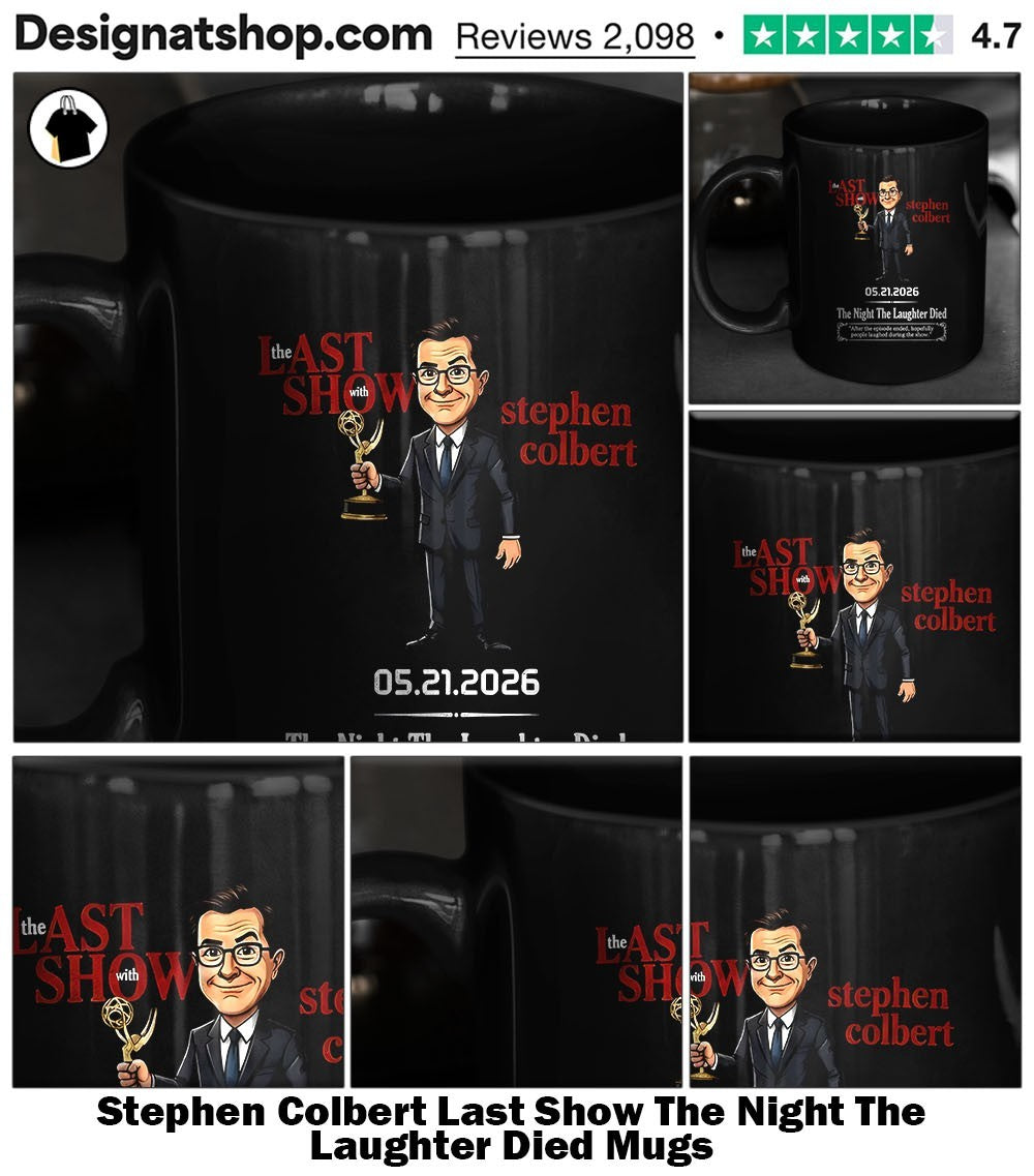 Stephen Colbert Last Show The Night The Laughter Died shirt