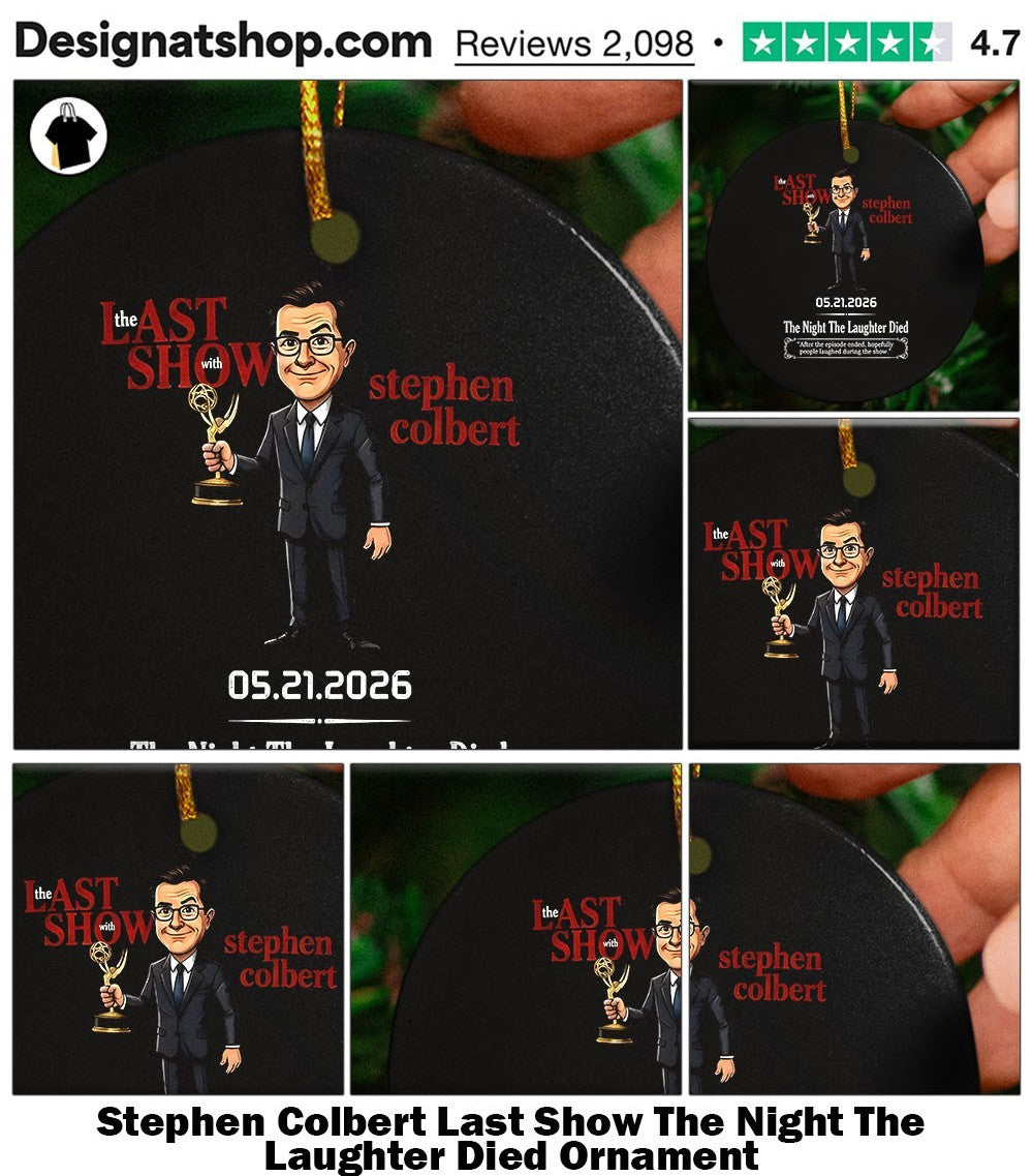 Stephen Colbert Last Show The Night The Laughter Died shirt