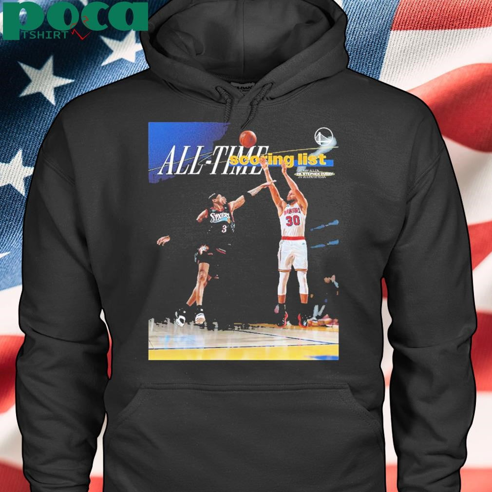 Stephen Curry Surpassed Allen Iverson NBA 28th All Time Scoring List Classic T-Shirt