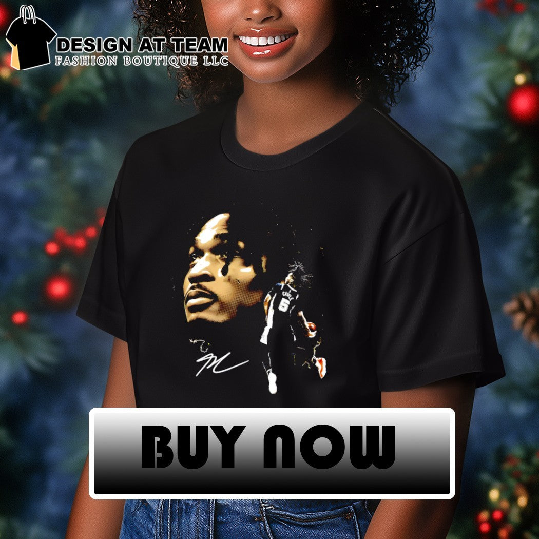 Stephon Castle Bigface San Antonio Spurs Basketball Player NBA 2026 signature shirt
