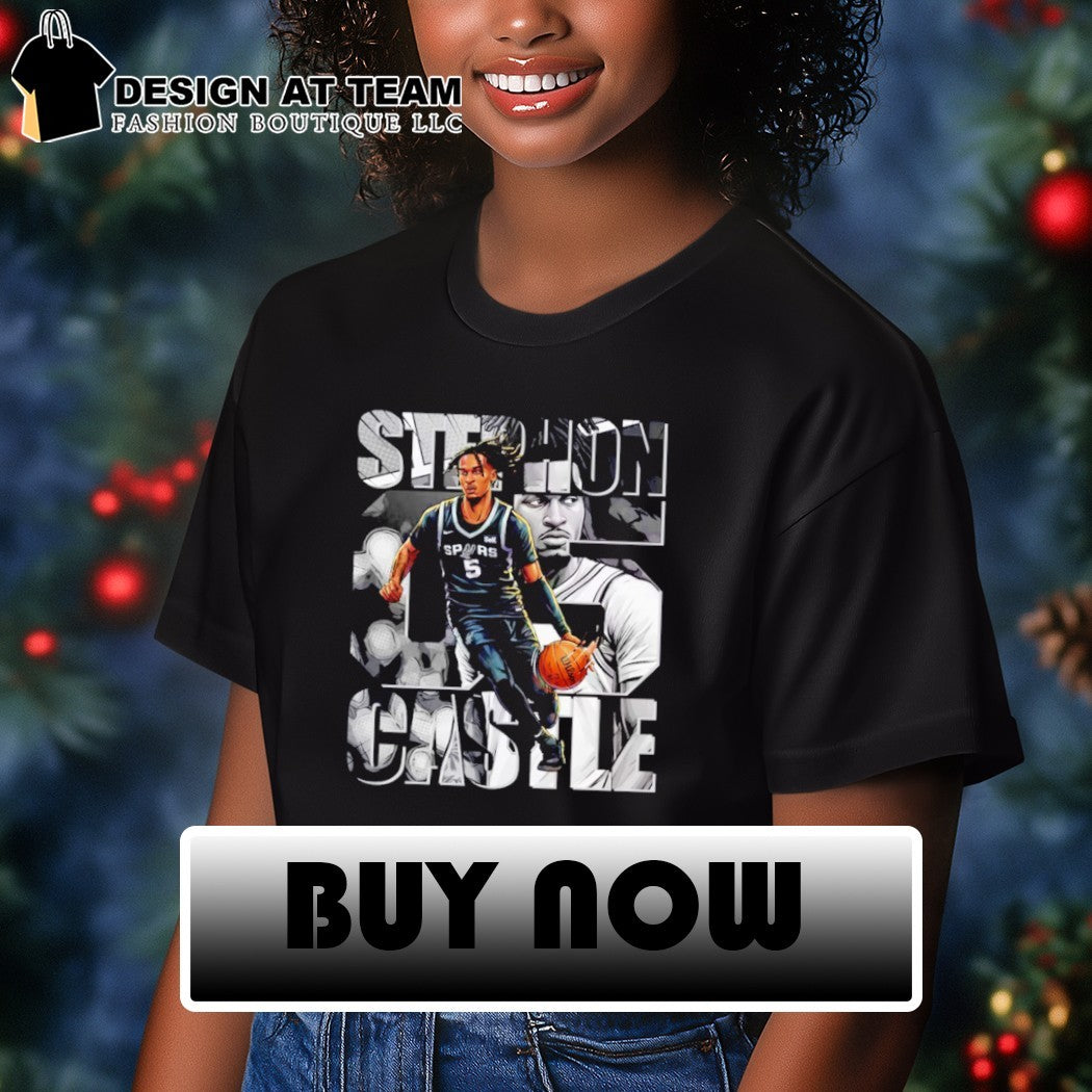 Stephon Castle Comic Image Graphic 05 Spurs shirt