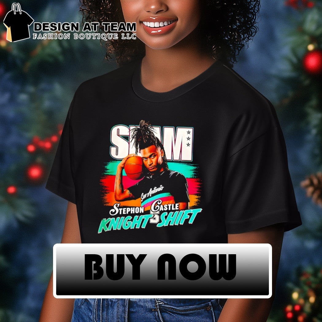 Stephon Castle Knight Shift San Antonio Spurs Basketball SLAM 2026 shirt