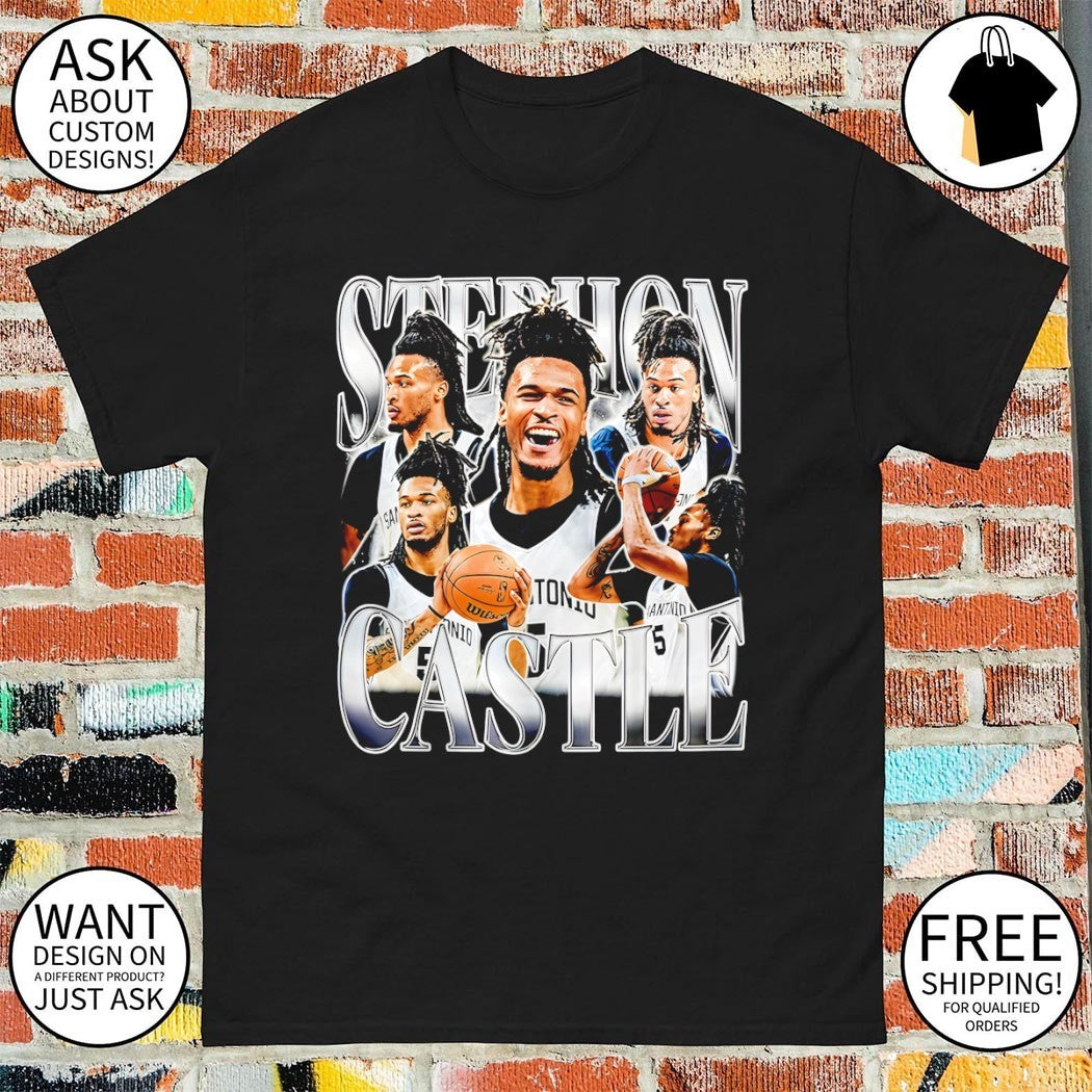 Stephon Castle San Antonio Spurs Basketball Castle Wemby Game Day graphic shirt
