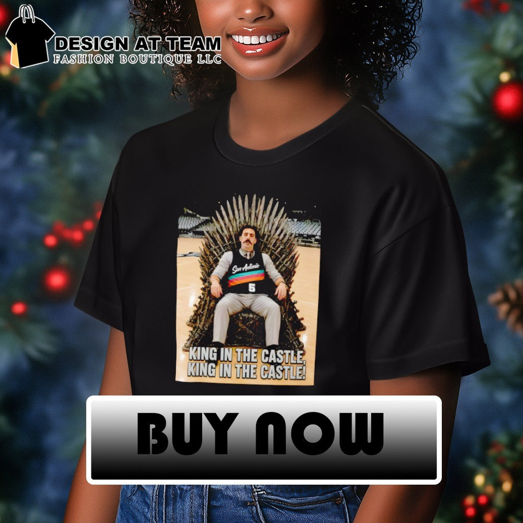 Stephon Castle San Antonio Spurs NBA King in the Castle Basketball 2026 vintage shirt