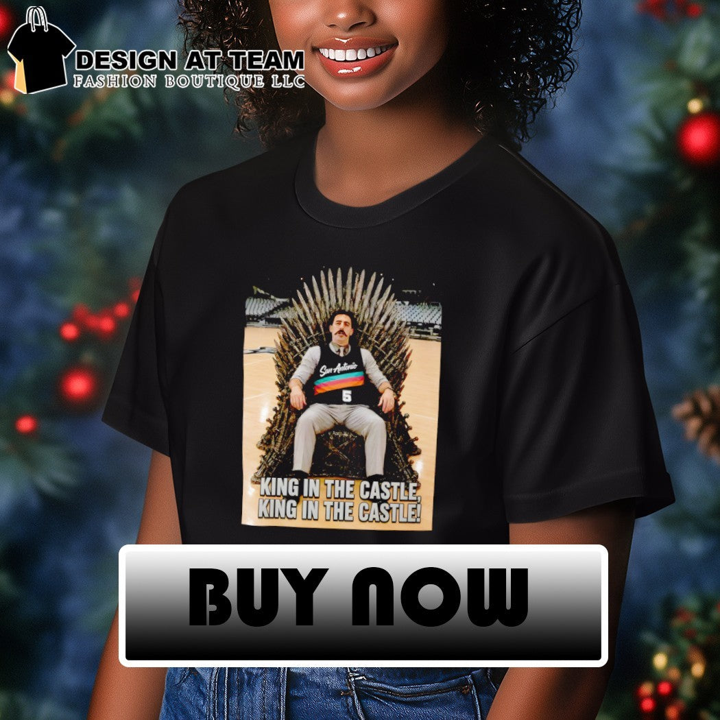 Stephon Castle San Antonio Spurs NBA King in the Castle Basketball 2026 vintage shirt