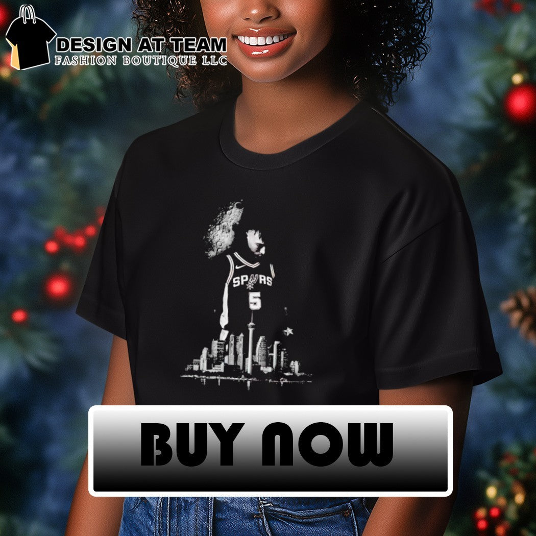 Stephon Castle Spurs San Antonio Skyline Basketball Cityscape shirt