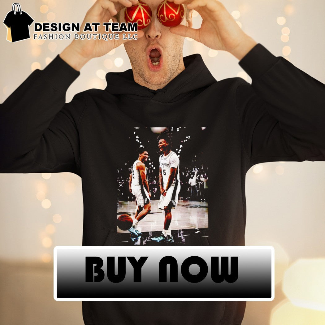 Stephon Castle and Dylan Harper San Antonio Spurs Hoops Basketball vintage shirt