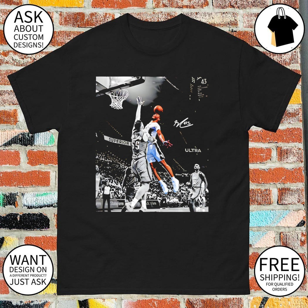 Stephon Castle and Isaiah Hartenstein OKC Thunder Basketball NBA signature shirt