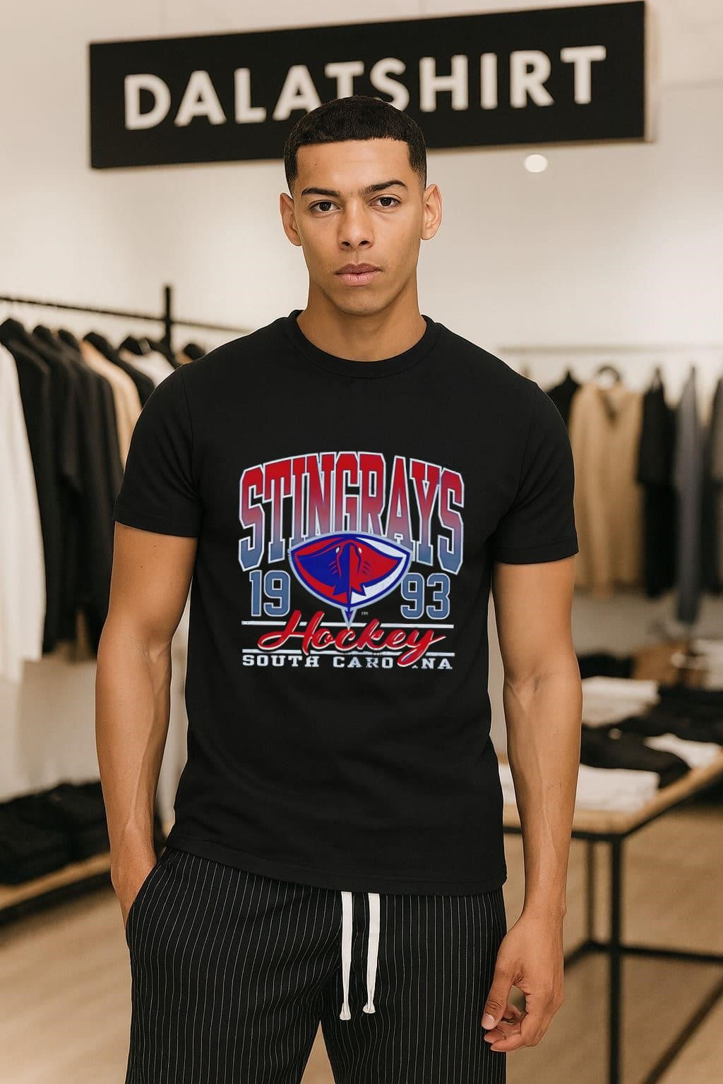 Stingrays 1993 Hockey South Carolina Team Logo shirt