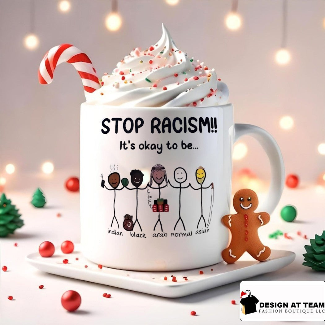 Stop Racism It’s Okay To Be Indian Black Arab Normal Aisan shirt