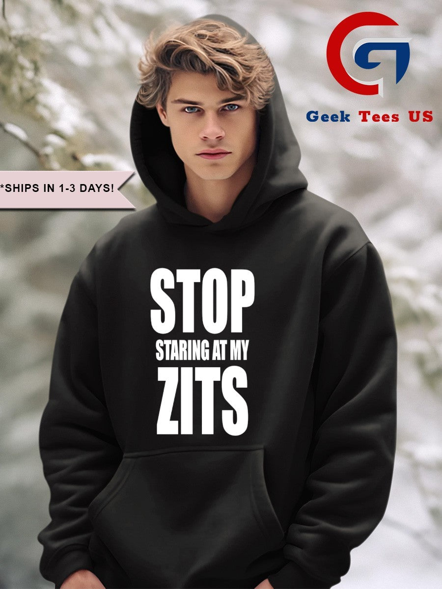 Stop staring at my Zits shirt