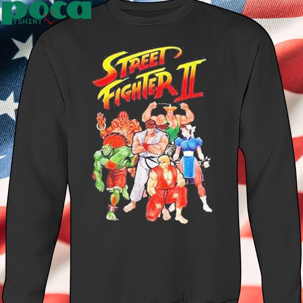 Street Fighter Ii Character Group Logo Shirt