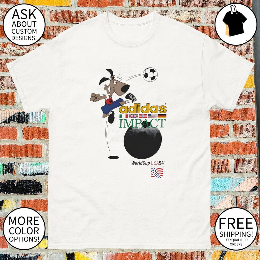 Striker Dog World Cup USA 94 Soccer Fifa shirt
