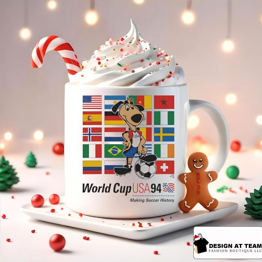 Striker The Dog World Cup USA 94 Making Soccer History Commemorative shirt