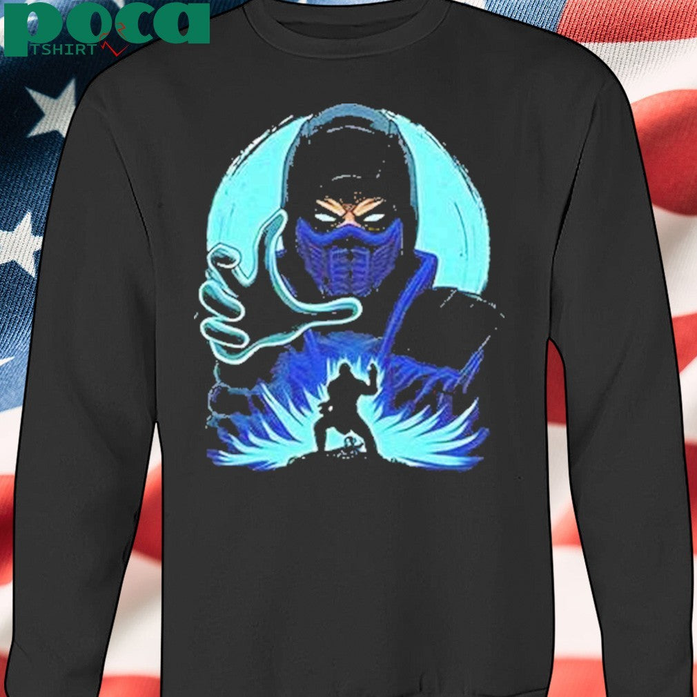 Sub Zero Mortal Kombat Blue Ninja Fighter Shirt