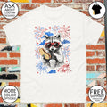 Subtle F Trump Raccoon Fourth of July Anti Trump shirt