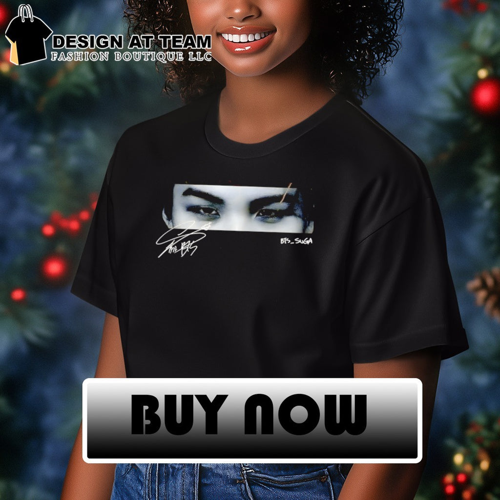 Suga’s eyes BTS Arirang World Tour 2026 signature shirt