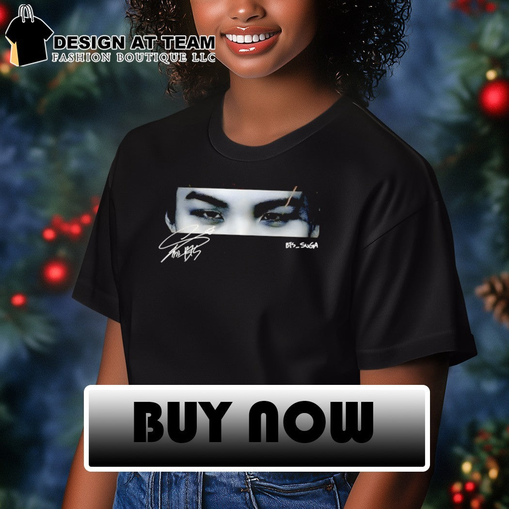 Suga’s eyes BTS Arirang World Tour 2026 signature shirt