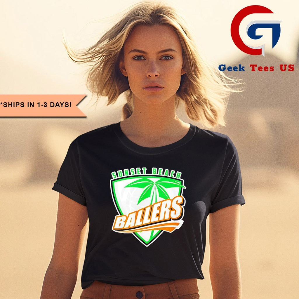 Sunset Beach Ballers logo shirt