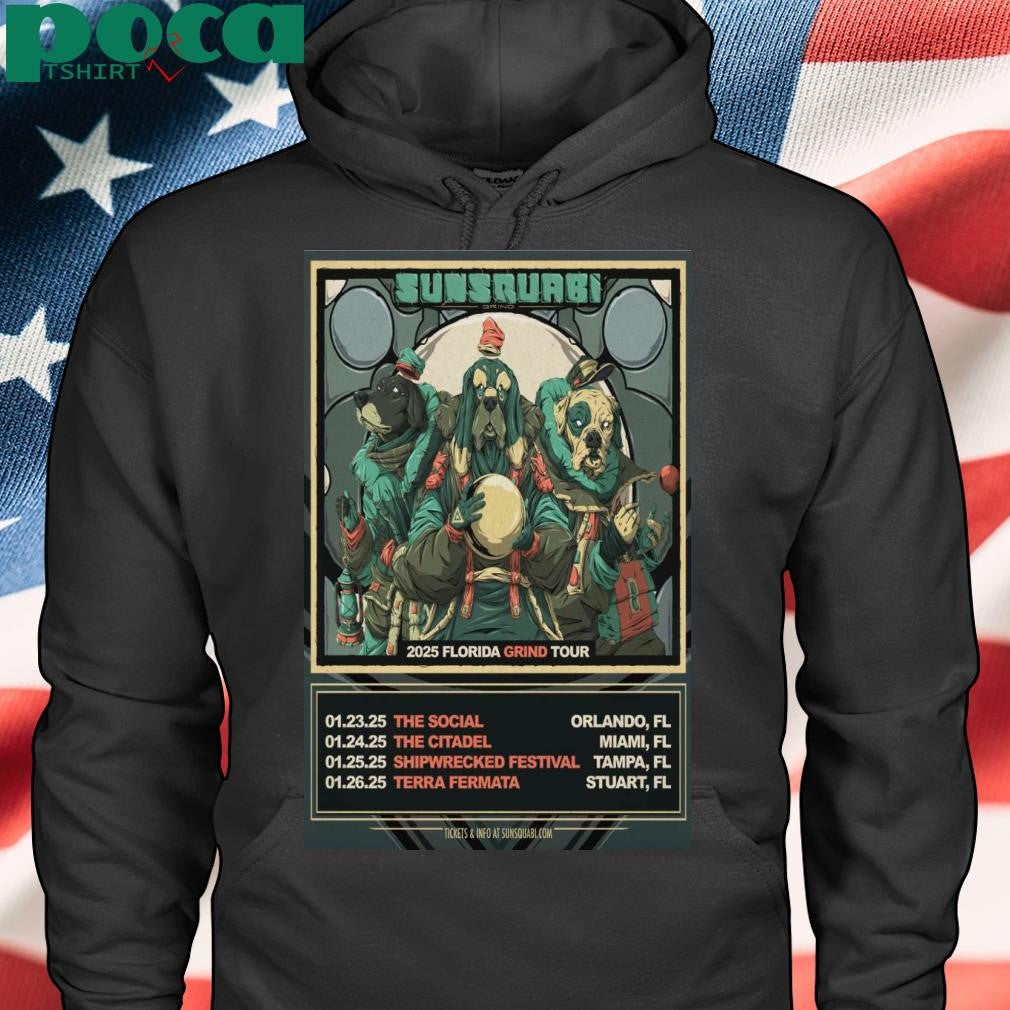 Sunsquare 2025 Florida Grand Tour Poster T-Shirt