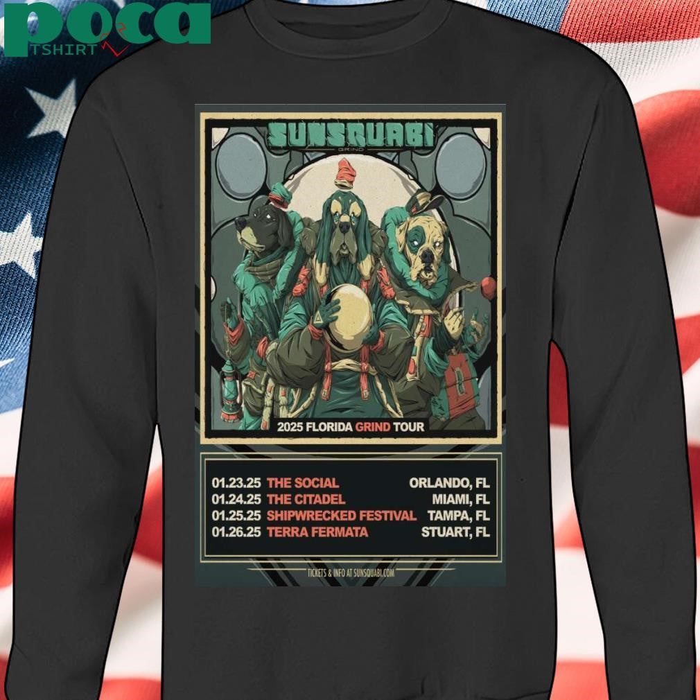 Sunsquare 2025 Florida Grand Tour Poster T-Shirt