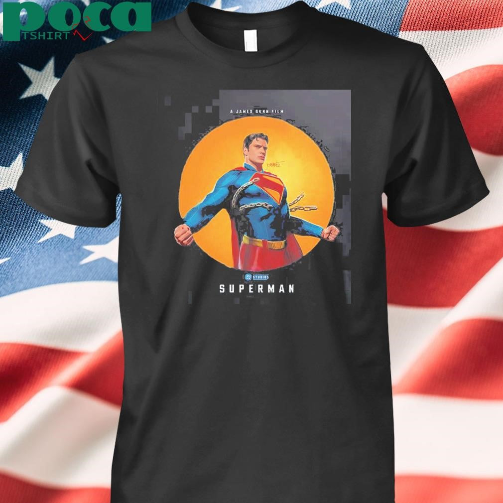 Superman A James Gunn Film New Poster Only In Theaters July 11th 2025 shirt