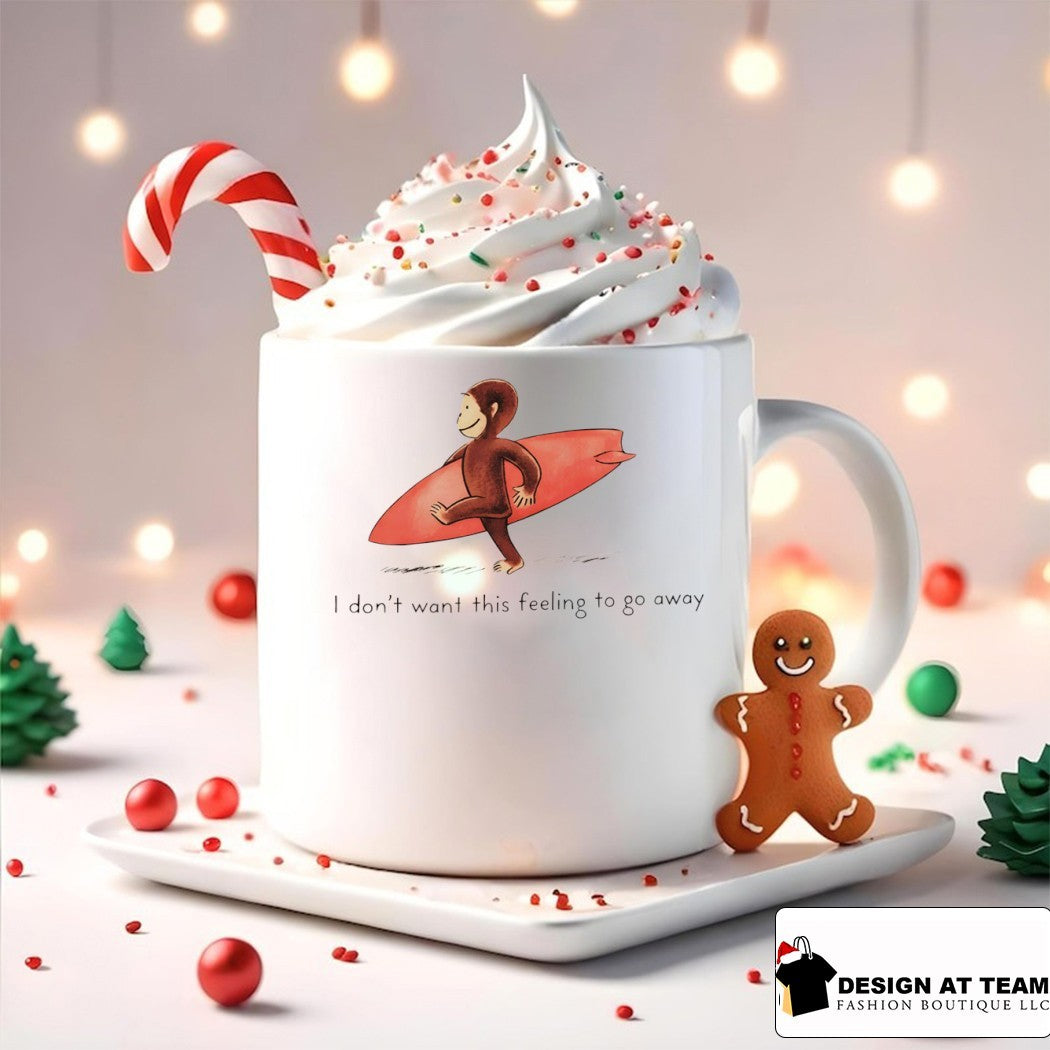 Surfer Monkey I don’t want this feeling to go away shirt