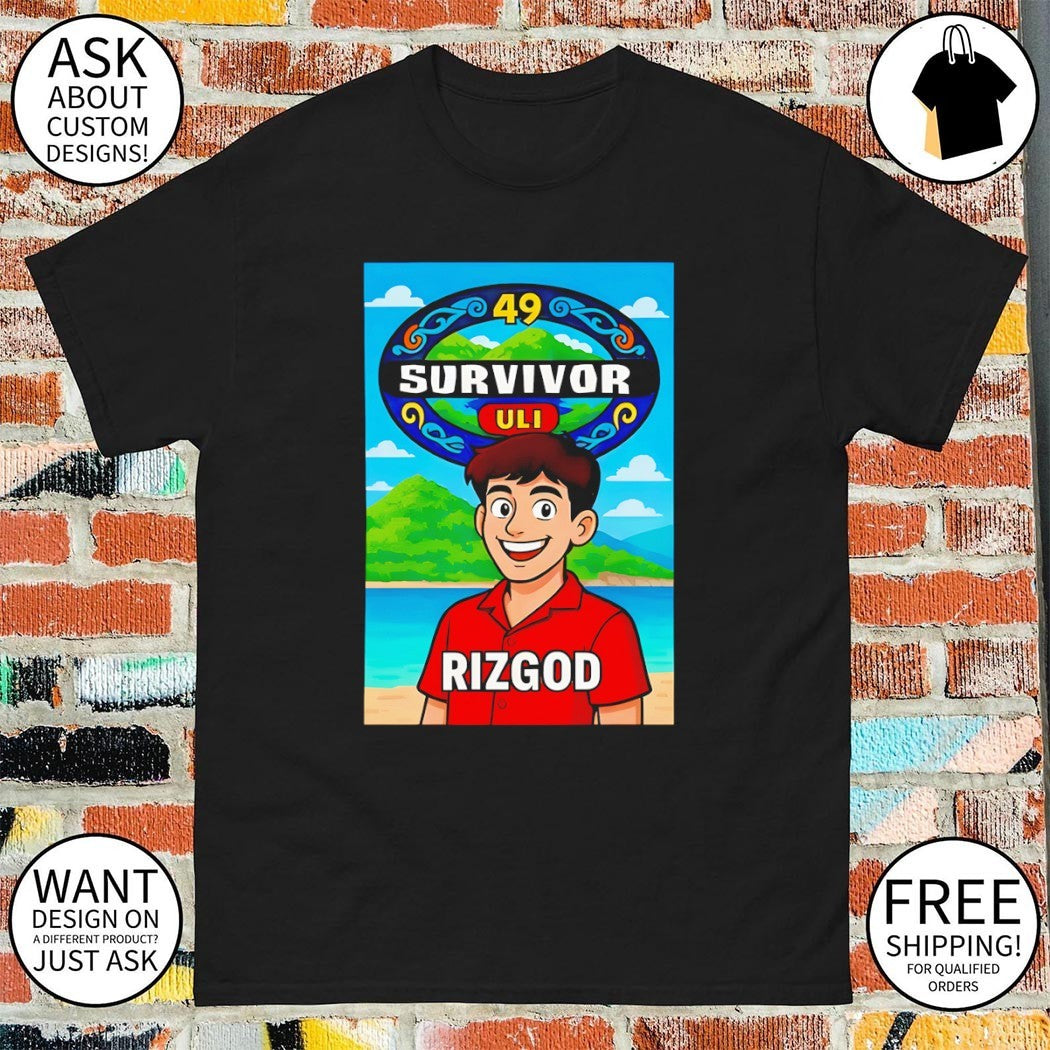 Survivor 49 RizGod ULI cartoon shirt