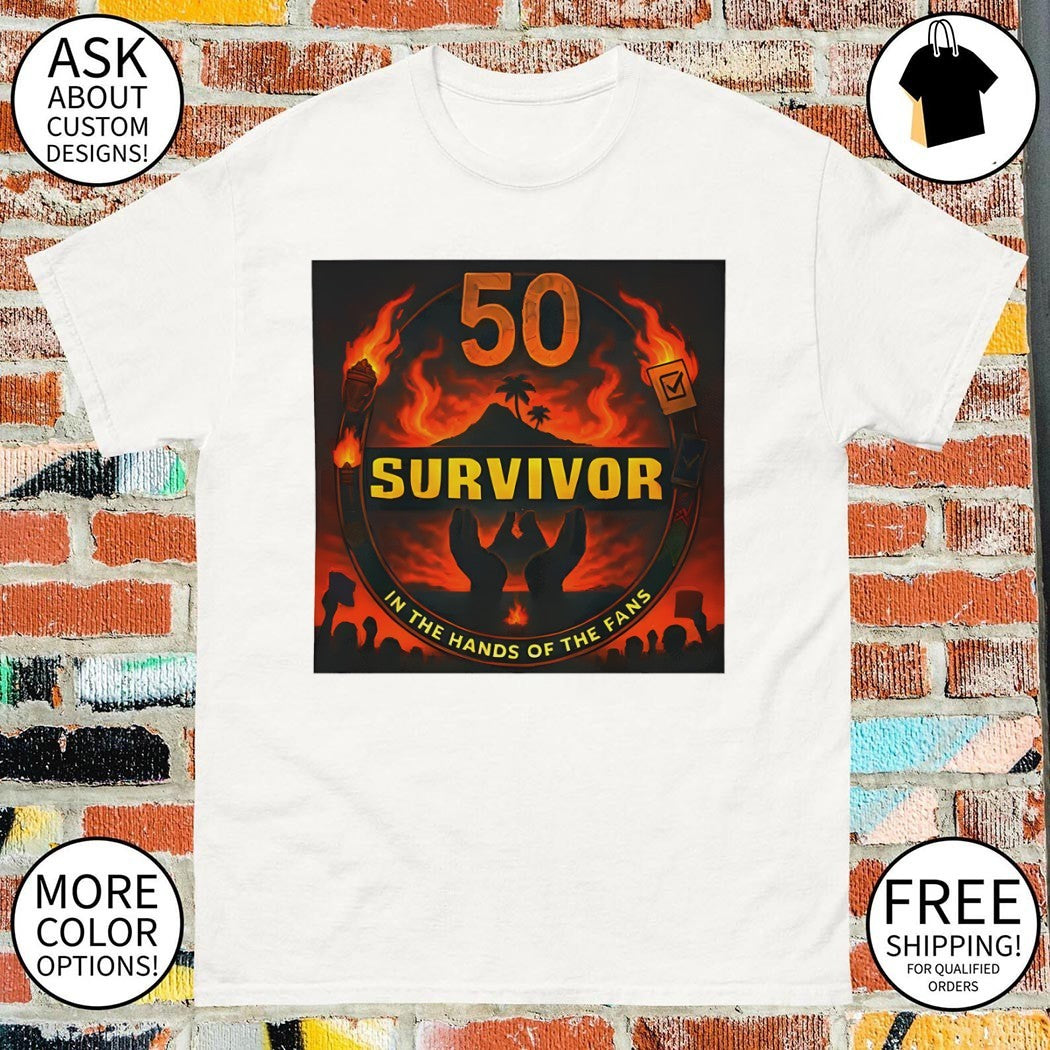 Survivor Season Fifty 50 Outlast Outwit Outplay in the hands of the fans shirt