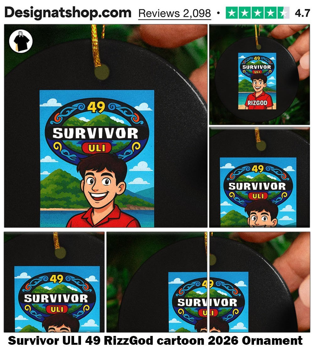 Survivor ULI 49 RizzGod cartoon 2026 shirt