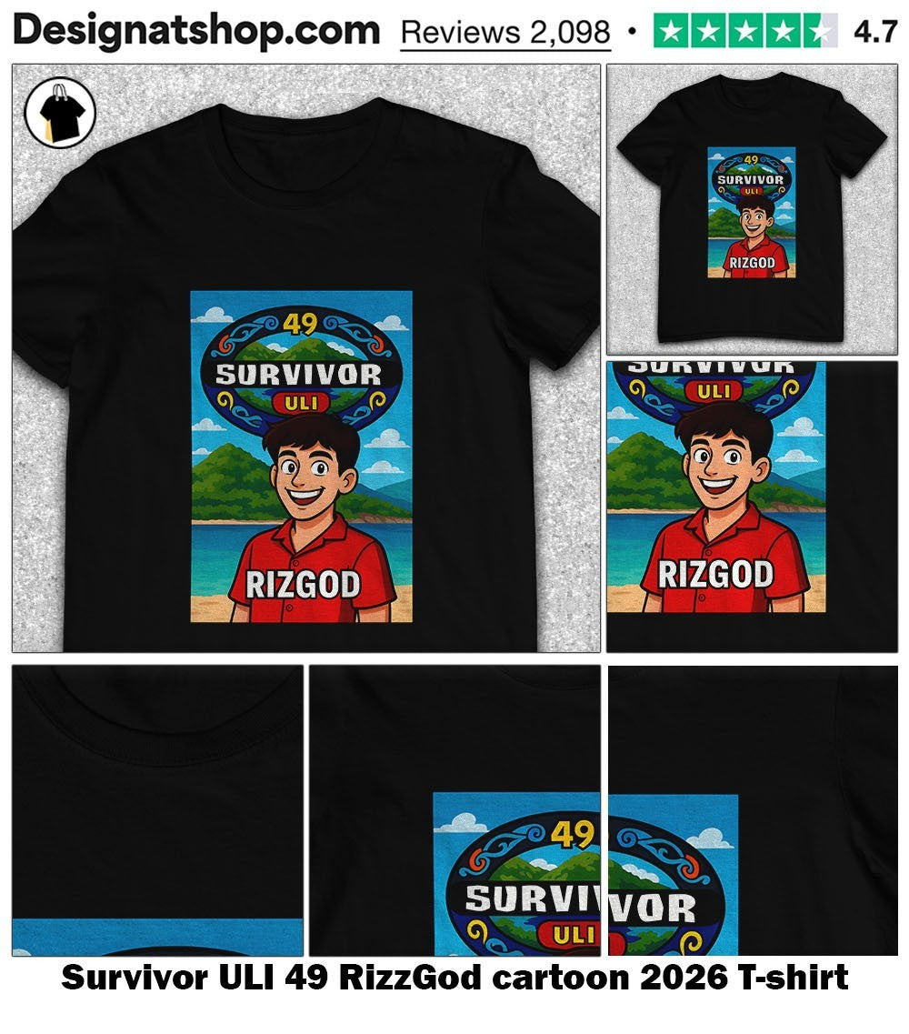 Survivor ULI 49 RizzGod cartoon 2026 shirt