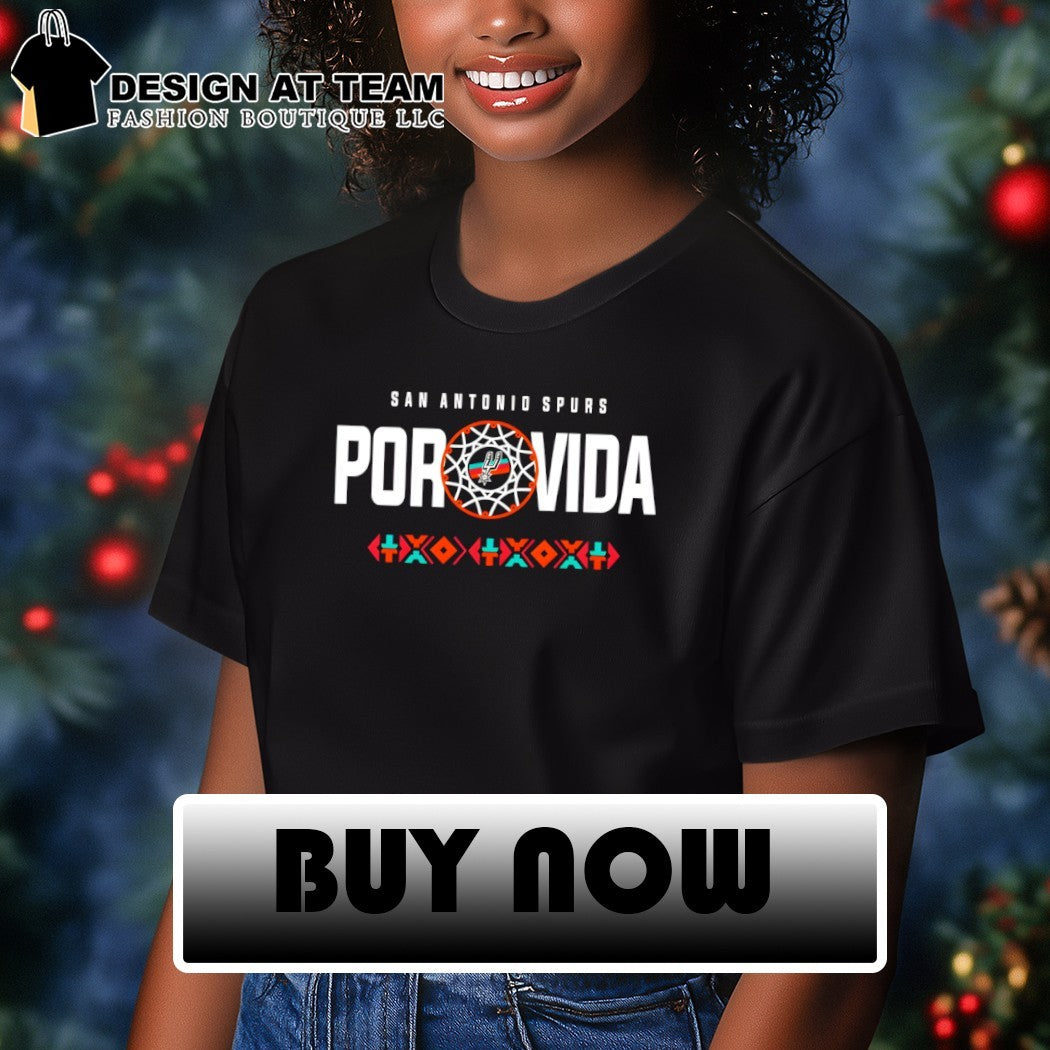 San Antonio Spurs Por Vida Retro Fiesta shirt