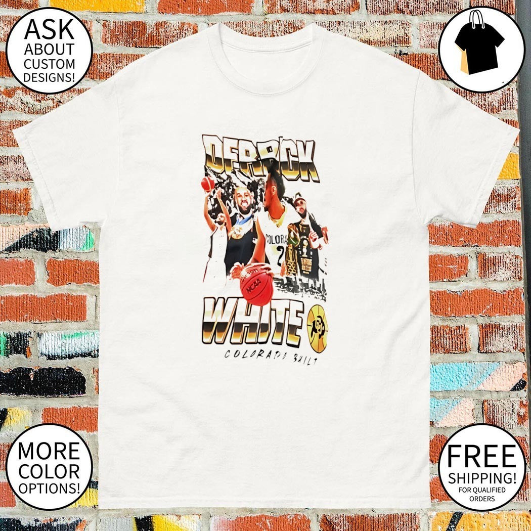Tad Boyle wearing Derrick White Colorado Buffaloes Basketball graphic 2026 shirt