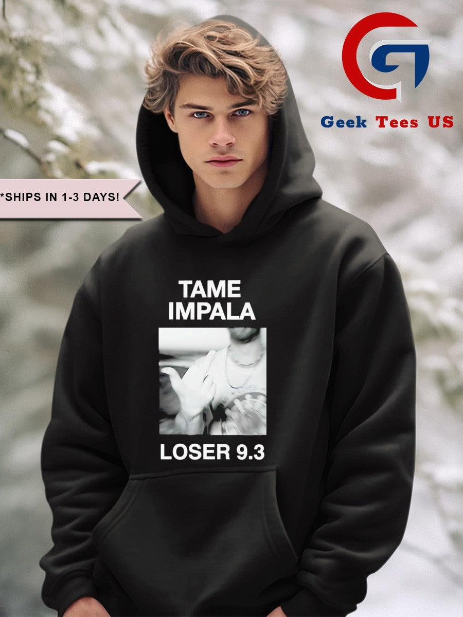 Tame Impala Loser 9.3 middle finger shirt