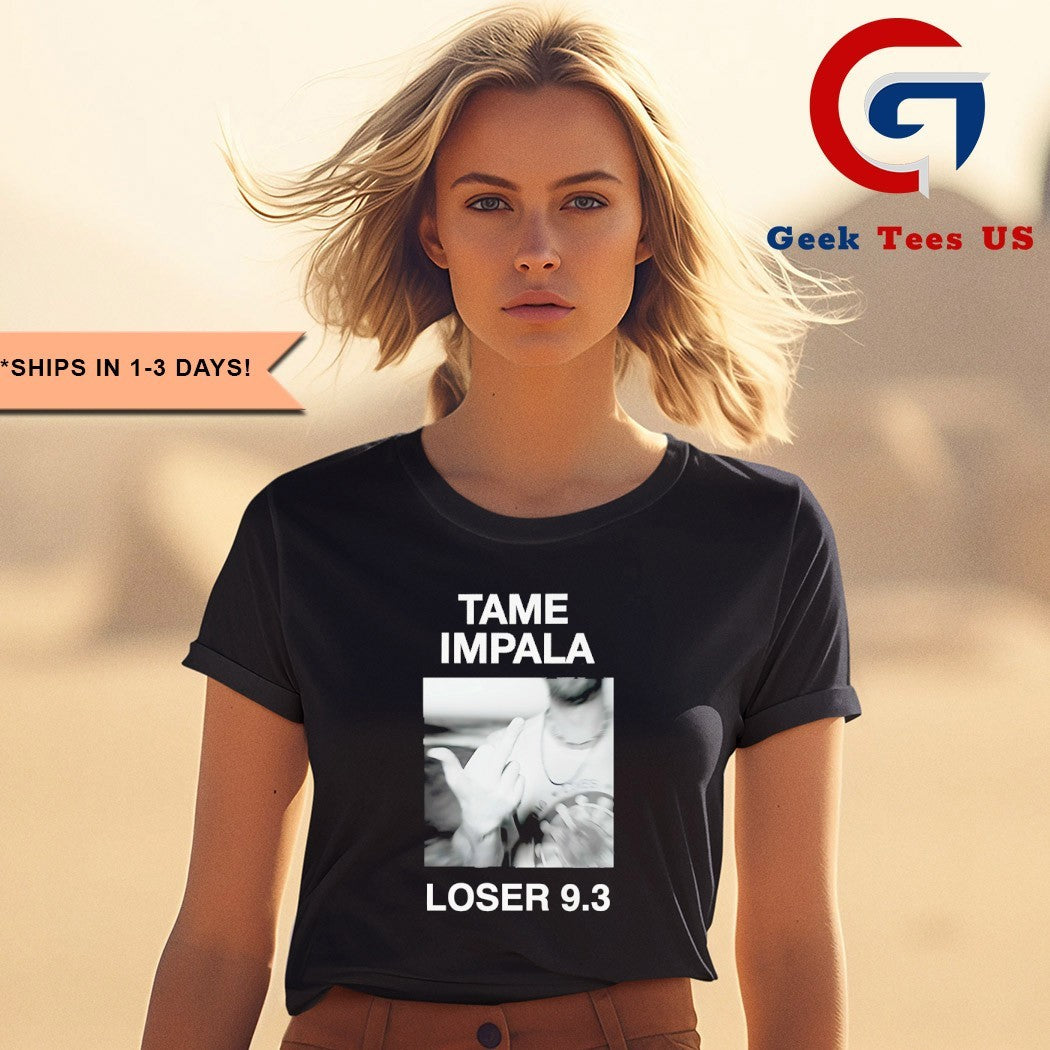Tame Impala Loser 9.3 middle finger shirt