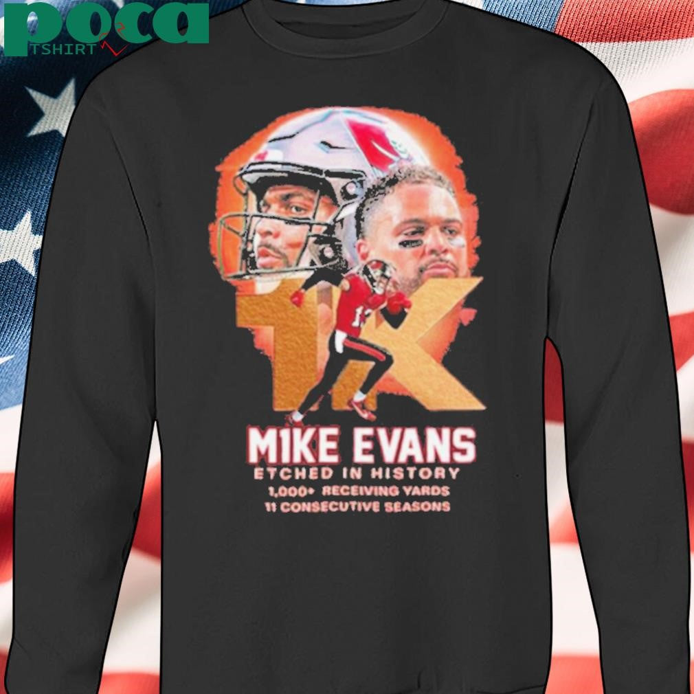 Tampa Bay Buccaneers Mike Evans Etched In History 2025 Shirt
