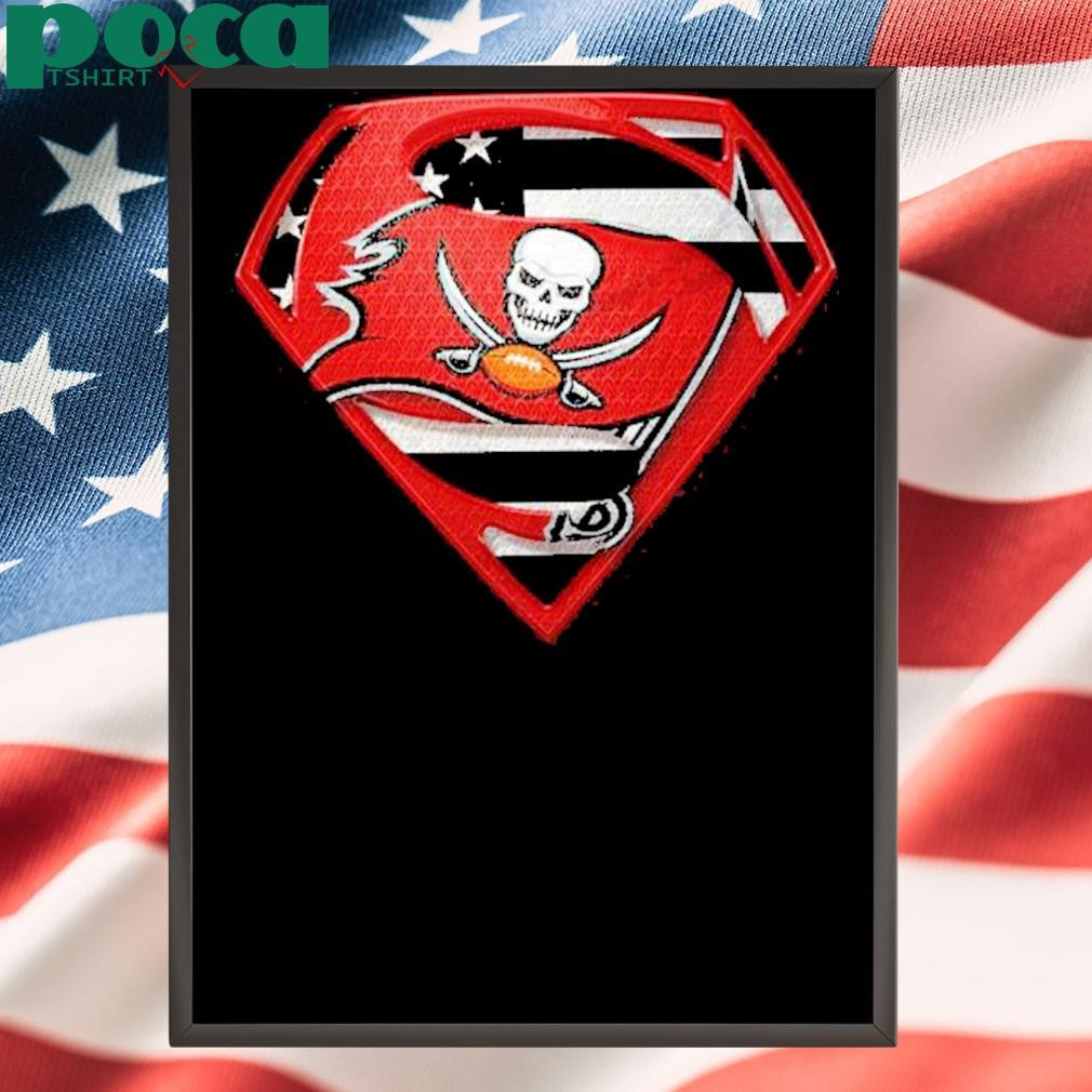 Tampa Bay Buccaneers Superman Logo Shirt