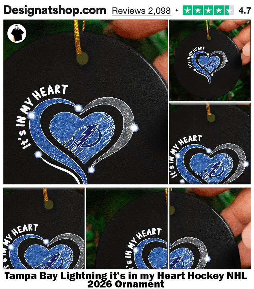 Tampa Bay Lightning it’s in my Heart Hockey NHL 2026 shirt