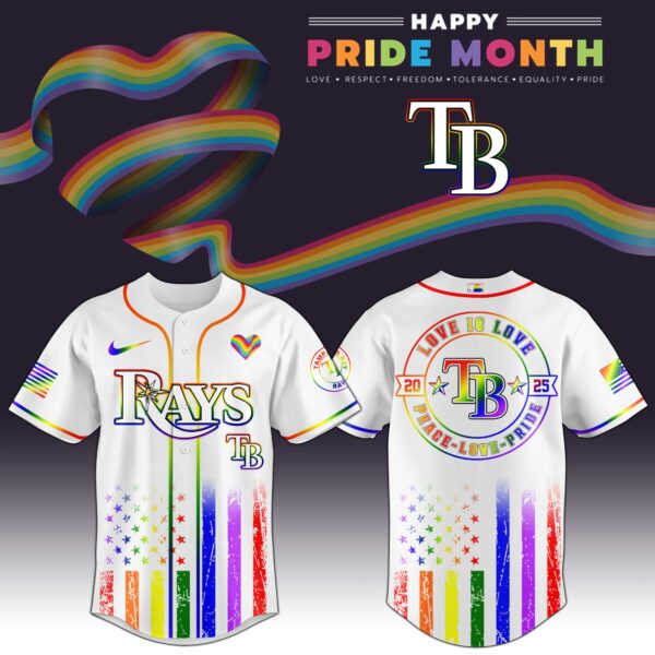 Tampa Bay Rays Happy Pride Month Baseball Jersey