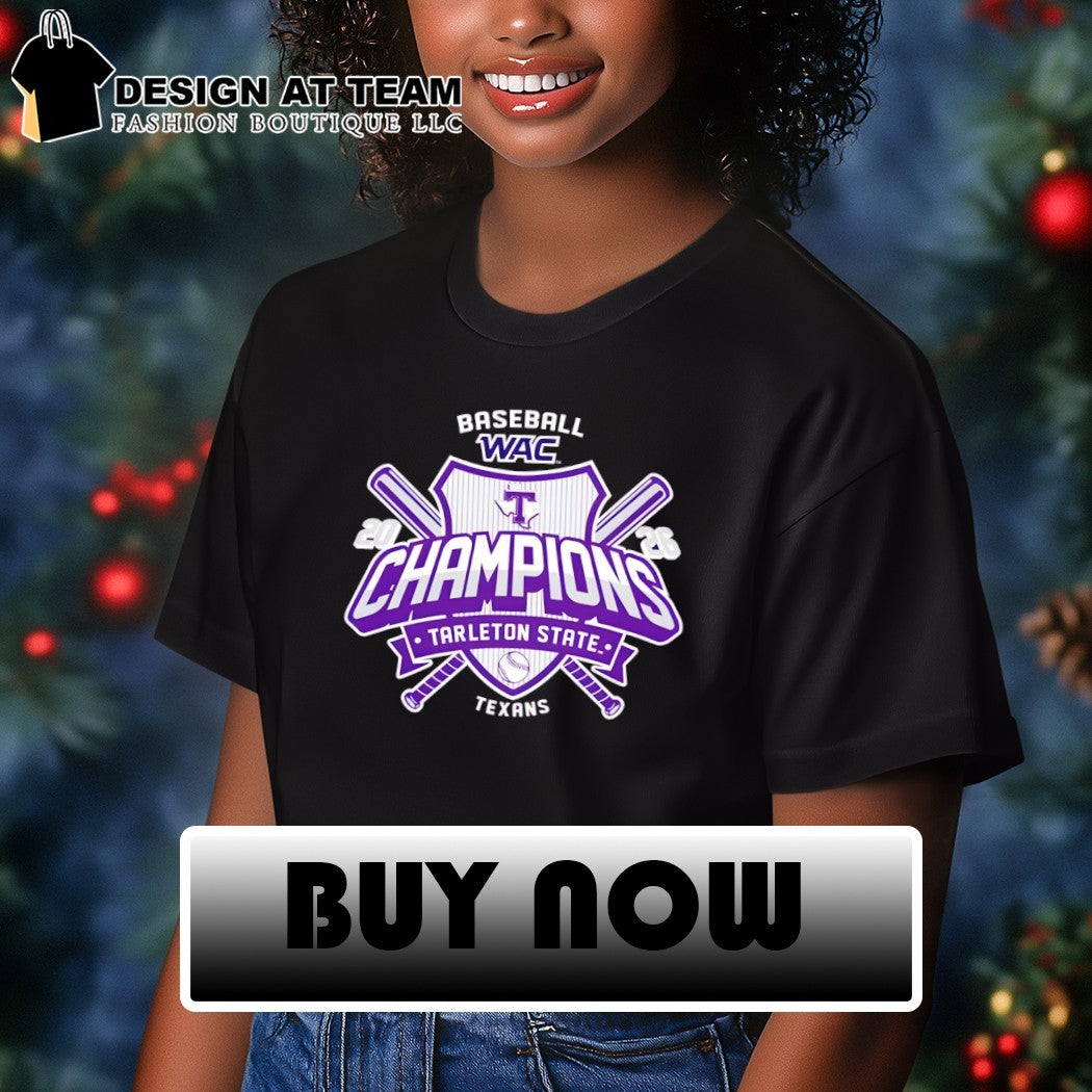 Tarleton State Texans Baseball WAC Tournament Championship 2026 shirt