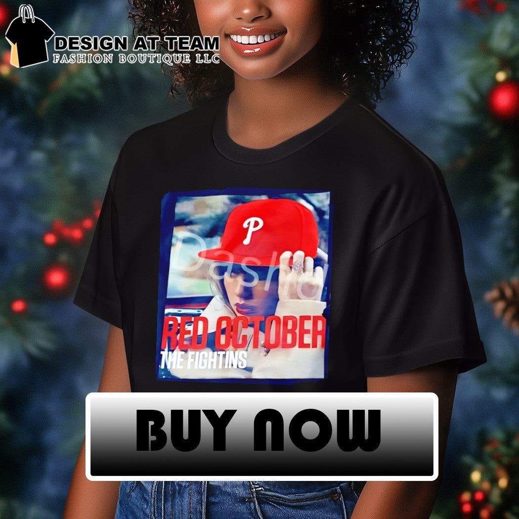 Taylor Red October The Fightins Philadelphia Phillies Baseball MLB 2026 shirt