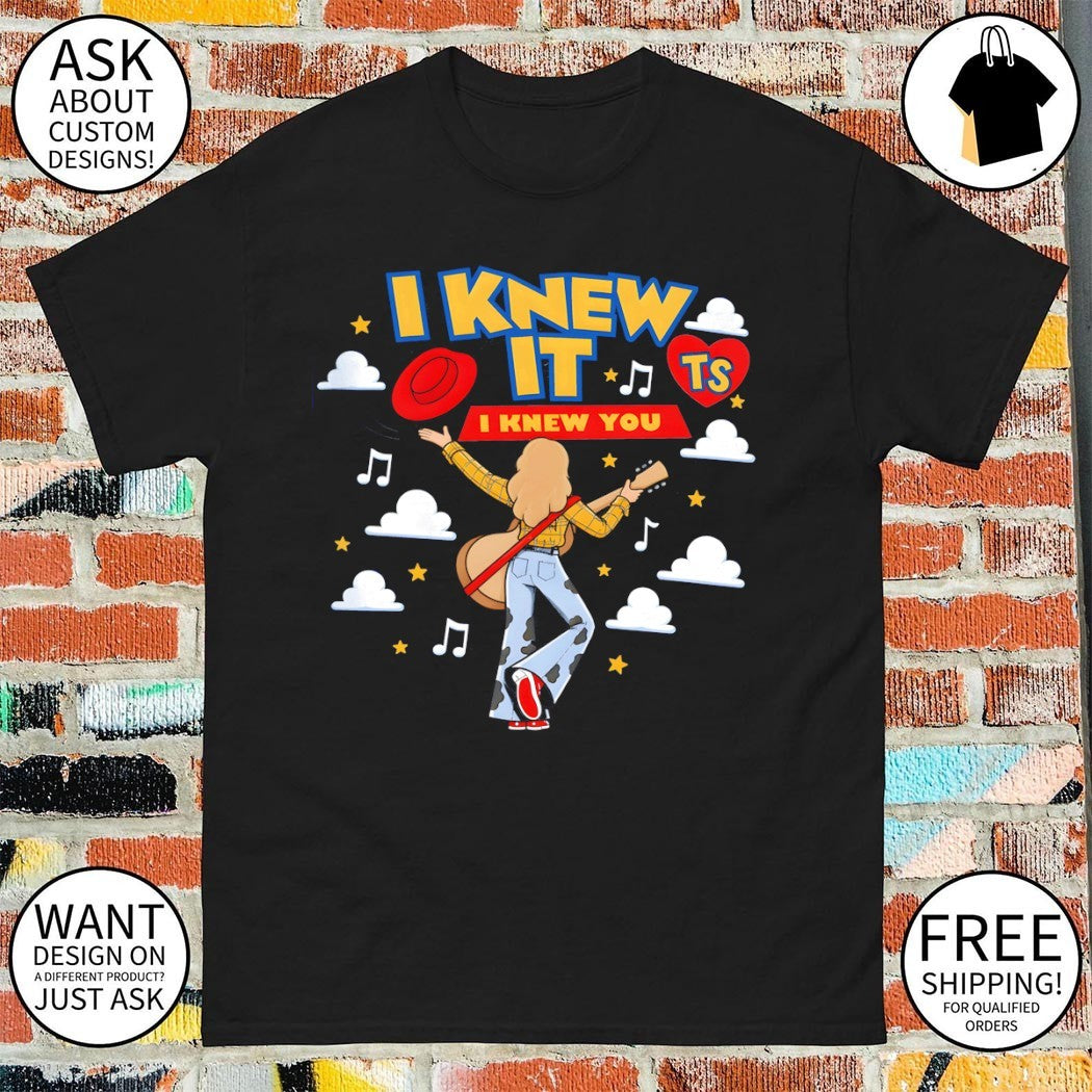 Taylor x Jessie country music singer cowboy I Knew It I Knew You TS heart shirt