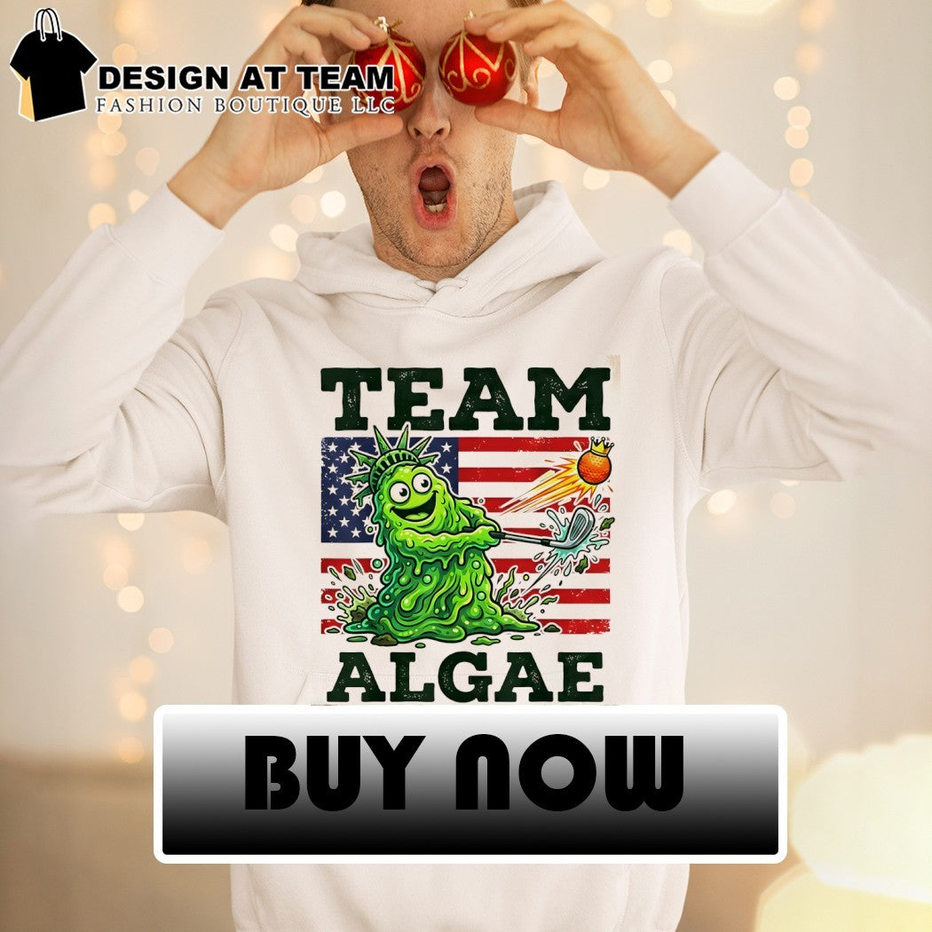 Team Algae Make Algae Great Again Reflecting Pond Patriotic American flag shirt
